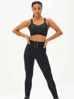 Pour Moi Energy Eyelet Legging - Black