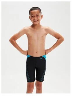 Speedo Boys Hyper Boom Splice Jammers - Blue, Black