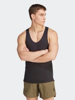 Adidas Workout Stringer Tank Top - Black/Black