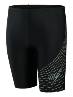 Speedo Boys Medley Logo Jammer - Black
