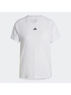 Adidas AEROREADY Train Essentials Minimal Branding Crewneck Tee - White 9 Adidas AEROREADY Train Essentials Minimal Branding Crewneck Tee - White -Sport Sphere 111NT SQ6 0000000013 WHITE MDd2