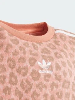 Adidas Originals Animal Allover Print Crew And Leggings Set -Sport Sphere 1121S SQ4 0000000063 PINK SLd