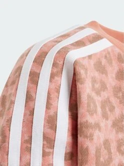 Adidas Originals Animal Allover Print Crew And Leggings Set -Sport Sphere 1121S SQ5 0000000063 PINK SLd1