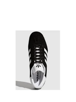 Adidas Originals Gazelle Trainers - Black/White -Sport Sphere 469CA SQ4 0000000019 BLACK WHITE SLt