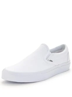 Vans Classic Slip-On Plimsolls - White