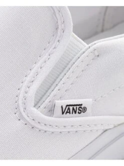 Vans Classic Slip-On Plimsolls - White -Sport Sphere 6LR6D SQ6 0000000013 WHITE SLd
