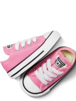 Converse Chuck Taylor All Star Ox Infant Girls Trainers -Pink -Sport Sphere JI799 SQ4 0000000063 PINK SLt