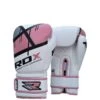 RDX Maya Hide Leather Gloves – Pink/White