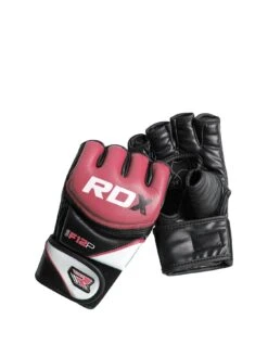RDX Ladies Maya Hide Leather MMA Gloves -Sport Sphere KH7V9 SQ3 0000000064 RED BLACK SLs