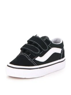 Vans Old Skool Toddler Trainers - BLACK