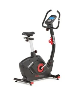 Reebok GB50 One Series Exercise Bike - Black With Red Trim