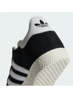 Adidas Originals Unisex Junior Gazelle Trainers - Black/White -Sport Sphere LTW3Y SQ6 0000000019 BLACK WHITE SLd