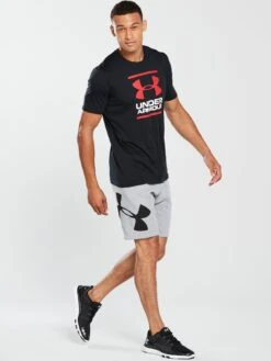 UNDER ARMOUR Training Graphic Logo Foundation T-Shirt - Black -Sport Sphere MNT9A SQ3 0000000004 BLACK MDo