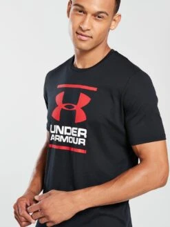 UNDER ARMOUR Training Graphic Logo Foundation T-Shirt - Black -Sport Sphere MNT9A SQ4 0000000004 BLACK MDd