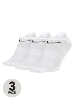 Nike Everyday 3pk Socks - White 