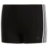 Adidas Swim Fit Boxer 3 Stripe Youth - Black/White