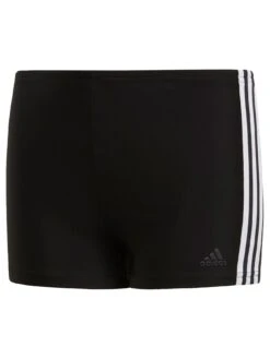 Adidas Swim Fit Boxer 3 Stripe Youth - Black/White