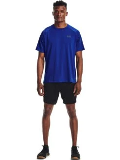 UNDER ARMOUR Tech 2.0 Short Sleeve T-shirt - Blue/Grey -Sport Sphere NT9J7 SQ3 0000000599 BLUE GREY MDo