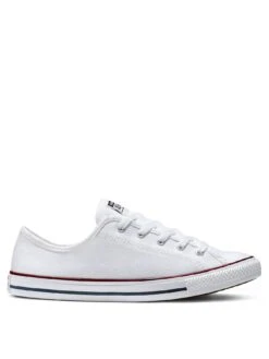Converse Chuck Taylor All Star Dainty Canvas Ox Plimsolls - White