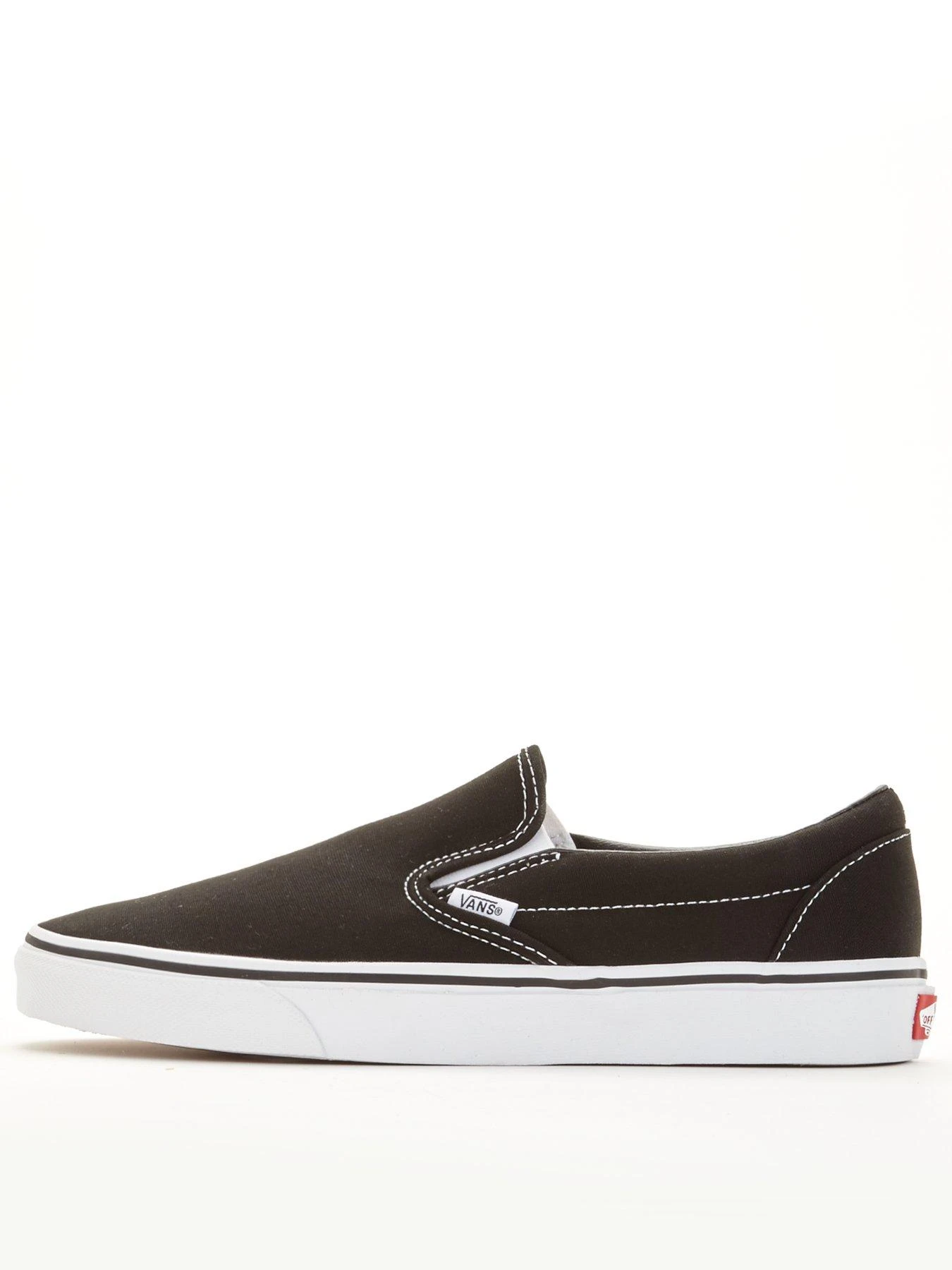 Vans Classic Slip-On - Black/White 3 Vans Classic Slip-On - Black/White - Image 3