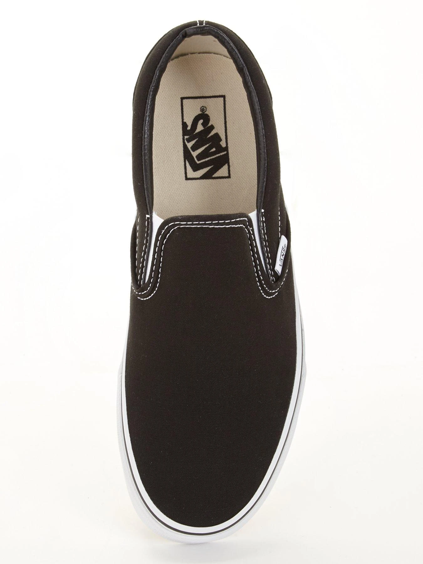 Vans Classic Slip-On - Black/White 4 Vans Classic Slip-On - Black/White - Image 4