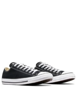Converse Chuck Taylor All Star Ox Trainers - Black -Sport Sphere P6DPQ SQ3 0000000019 BLACK WHITE SLs