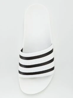 Adidas Originals Men's Originals Adilette - WHITE -Sport Sphere PCWDM SQ4 0000000486 WHITE NAVY SLt