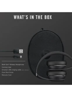 Beats Solo3 Wireless Headphones -Sport Sphere PGRY6 SQ5 0000000004 BLACK SLd1