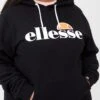 Ellesse Heritage Torices Overhead Hoodie (Plus) - Black