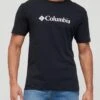 Columbia Men's Basic Logo Short Sleeve T-Shirt - Black