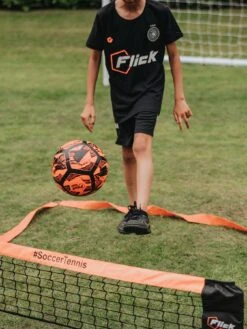 Football Flick Urban Mini Soccer Tennis Football Set -Sport Sphere PV33J SQ6 0000000301 BLACK ORANGE SLd3