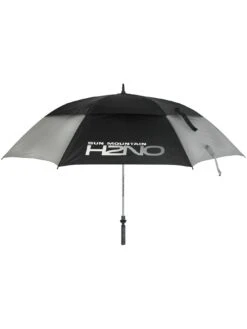 Sun Mountain H2NO Dual Canopy Windproof Large Golf Umbrella - 68" (172cm) Auto-Opening, Fibreglass Frame, UV Protection - Grey/Black -Sport Sphere PYFQG SQ3 0000000222 GREY BLACK SLd