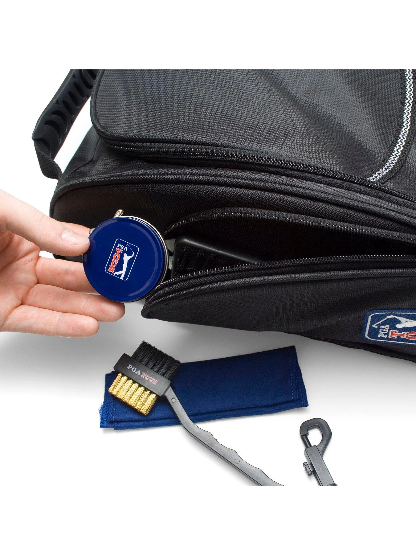 PGA Tour Shoe Bag With Club Cleaning Set 4 PGA Tour Shoe Bag With Club Cleaning Set - Image 4