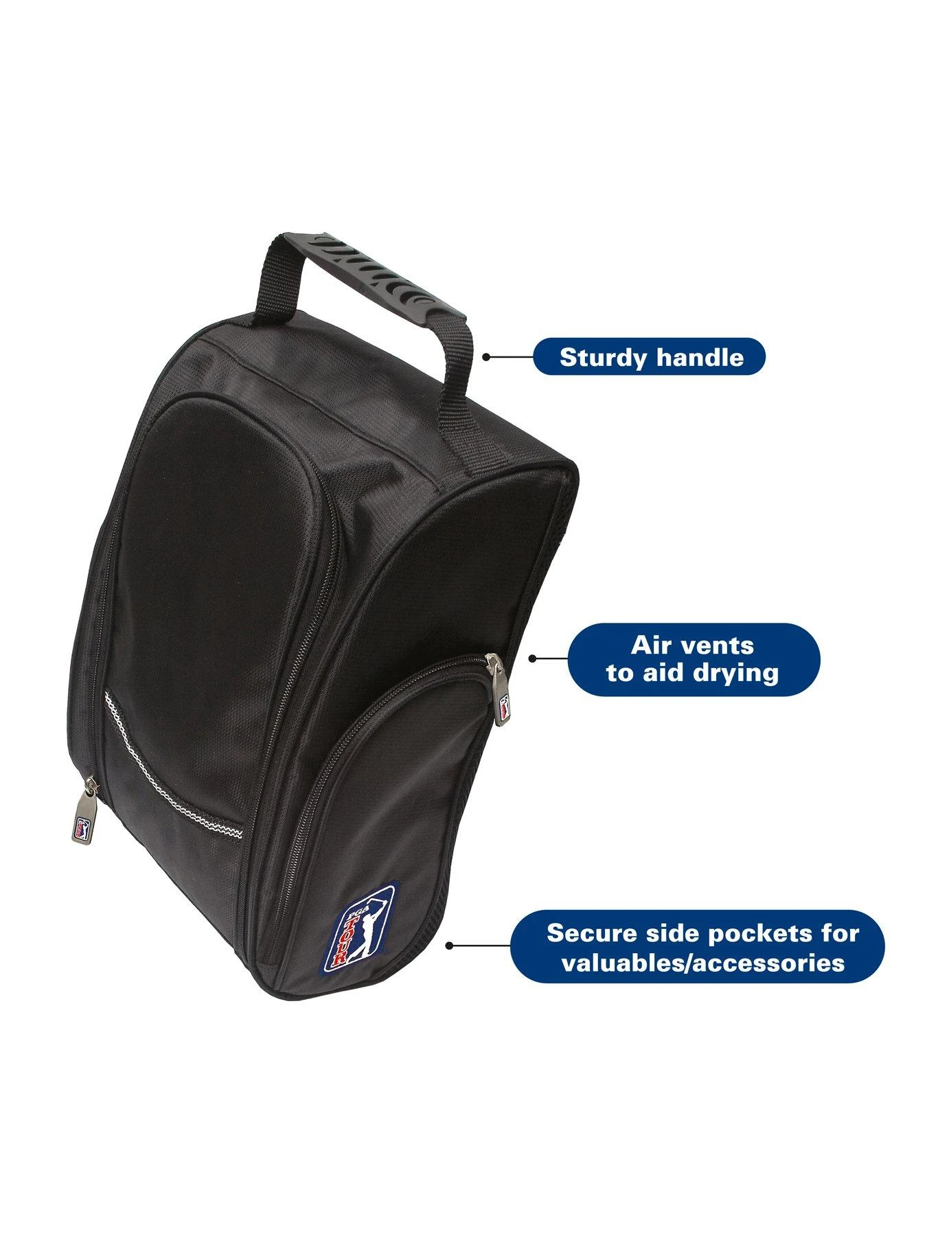 PGA Tour Shoe Bag With Club Cleaning Set 7 PGA Tour Shoe Bag With Club Cleaning Set - Image 7