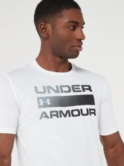 UNDER ARMOUR Training Team Issue Wordmark Short Sleeve T-Shirt - White -Sport Sphere PYYJW SQ4 0000000013 WHITE MDd