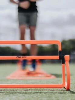 Football Flick Urban Training Essentials Multi Height Hurdles -Sport Sphere Q6JG9 SQ3 0000000301 BLACK ORANGE SLd