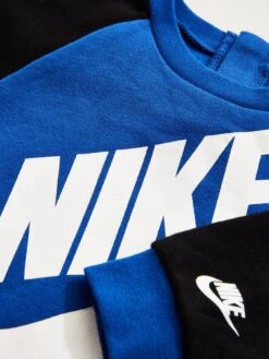 Nike Infant Boys Oversized Futura Crew Set - Blue 5 Nike Infant Boys Oversized Futura Crew Set - Blue -Sport Sphere Q973H SQ4 0000000020 BLUE SLd