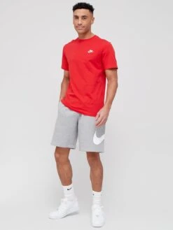 Nike Sportswear Club T-Shirt - Red -Sport Sphere QA77M SQ3 0000000017 RED MDo