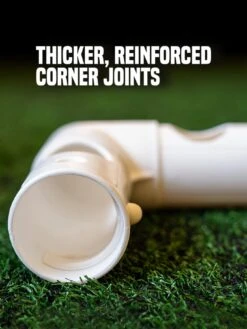 Football Flick 8 X 4 UPVC Goal -Sport Sphere QCAGF SQ7 0000000013 WHITE DGy1