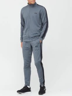 UNDER ARMOUR Training Knit Tracksuit - Grey/Black