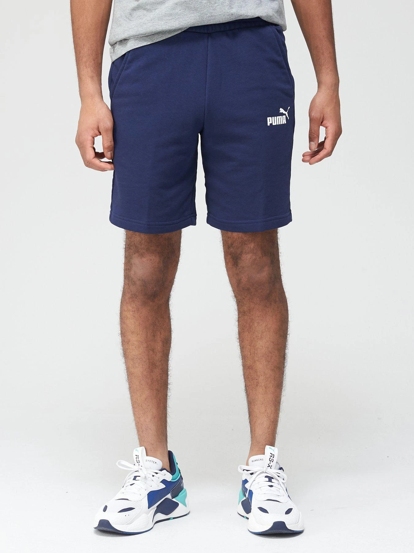 Puma Essentials Sweat Shorts - Peacoat 1 Puma Essentials Sweat Shorts - Peacoat