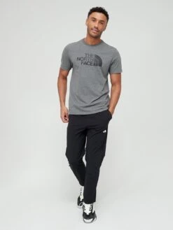 THE NORTH FACE Men's Easy T-Shirt - Medium Grey Heather -Sport Sphere QHT7V SQ3 0000000390 MEDIUM GREY HEATHER MDo