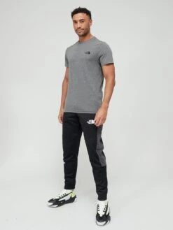 THE NORTH FACE Men's S/S Simple Dome Tee - Medium Grey Heather -Sport Sphere QHTEV SQ3 0000000390 MEDIUM GREY HEATHER MDo