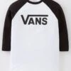 Vans Classic Raglan Boys T-Shirt - White/Black