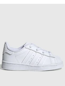 Adidas Originals Unisex Infant Superstar Trainers - White/White -Sport Sphere QMVTF SQ3 0000000001 WHITE WHITE SLs