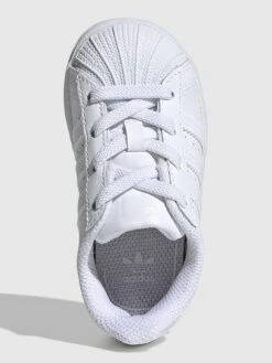 Adidas Originals Unisex Infant Superstar Trainers - White/White -Sport Sphere QMVTF SQ4 0000000001 WHITE WHITE SLt