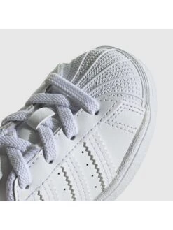 Adidas Originals Unisex Infant Superstar Trainers - White/White -Sport Sphere QMVTF SQ6 0000000001 WHITE WHITE SLd