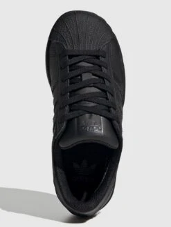 Adidas Originals Unisex Kids Superstar Trainers - Black/Black -Sport Sphere QMVUT SQ4 0000000226 BLACK BLACK SLt