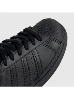 Adidas Originals Unisex Kids Superstar Trainers - Black/Black -Sport Sphere QMVUT SQ6 0000000226 BLACK BLACK SLd
