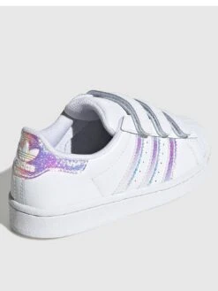 Adidas Originals Originals Superstar Cf Childrens Trainers -Sport Sphere QMVV3 SQ2 0000000001 WHITE WHITE SLb